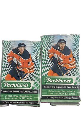 2019-20 Parkhurst NHL Hockey Trading Cards Blister Pack 10 Cards Per Pack Collec